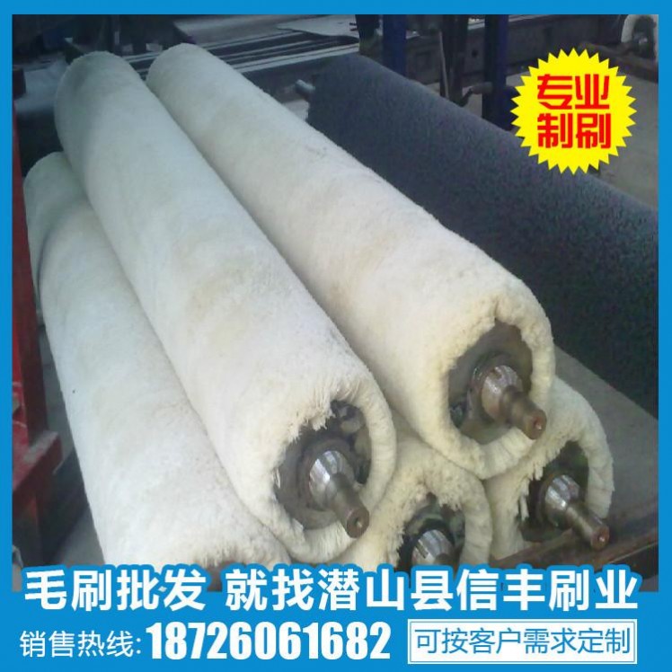 毛刷廠供應磨料絲毛刷,機械研磨毛刷輥 拋光異形刷 鋼板打磨刷輥