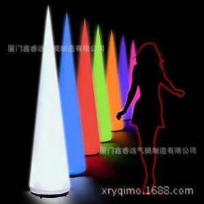 充氣燈光柱，椎型燈光柱，戶外裝飾氣模，夜光氣模，鑫睿遠**