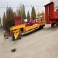 国标尺寸  轻量化标准低平板式半挂车 梁运 公路运输新产品 120吨货物低平板运输车